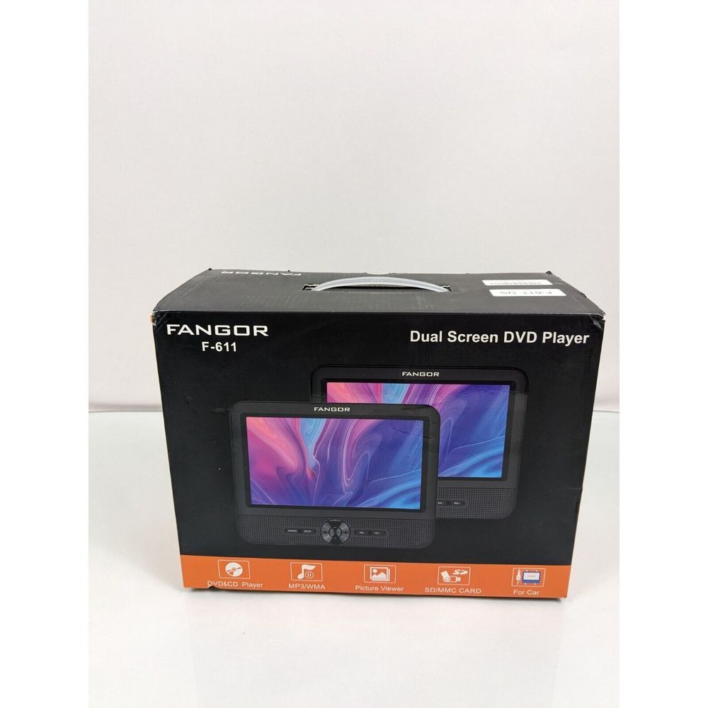 Dual Screen DVD Player (Fangor Model: F-611)‎